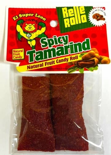 El Super Leon Relle Rollo Tamarindo Natural Fruit Candy