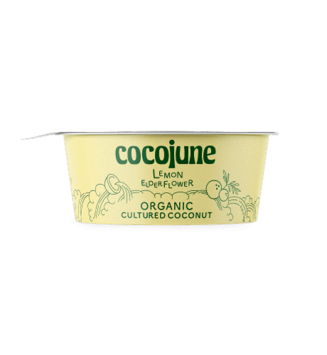 Cocojune Lemon Elderflower Organic Cultured Coconut
