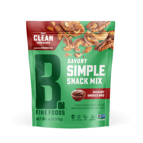 B. Fine Foods Snack Mix No Sugar Added Grain Free Hickory Smoked Bbq