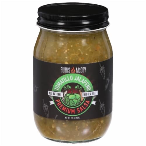 Burns & Mccoy Tomatillo Jalapeno Mint Premium Salsa