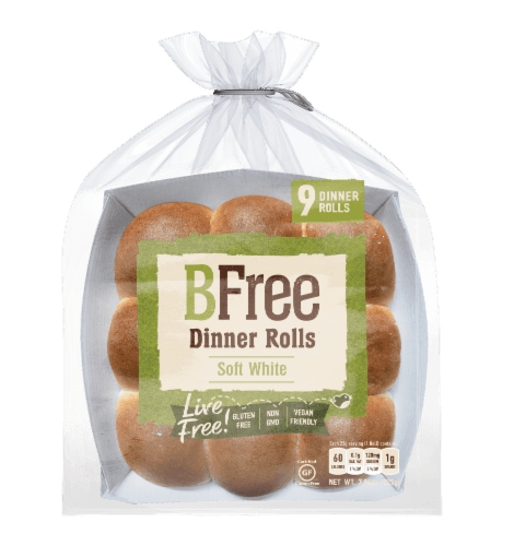 Bfree Soft White Dinner Rolls
