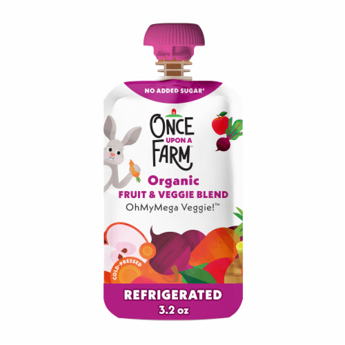 Once Upon A Farm Organic Fruit & Veggie Blend Pouch