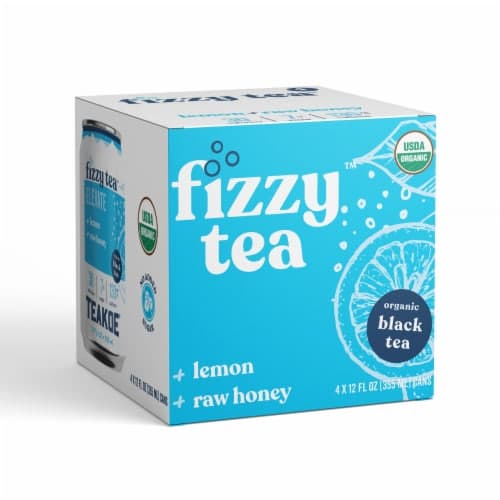Teakoe Fizzy Tea­ Lemon & Raw Honey Organic Black Tea
