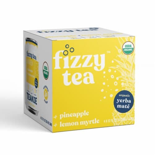 Teakoe Fizzy Tea Pineapple & Lemon Myrtle Organic Yerba Mate