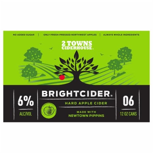 2 Towns Ciderhouse Brightcider Hard Apple Cider