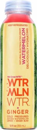 We Grow Water Watermelon Lemon Ginger Juice Blend