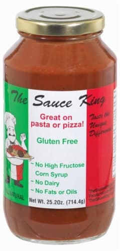 The Sauce King Gourmet Pasta Sauce - Gluten Free