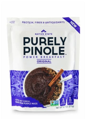 Native State Purely Pinole Original Power Breakfast Aztec Hot Cereal