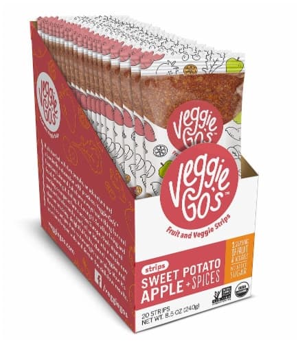 Veggie-Go'S Sweet Potato Apple + Spices Fruit And Veggie Strips