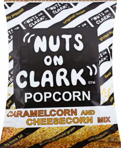 Nuts On Clark Caramelcorn And Cheesecorn Popcorn Mix