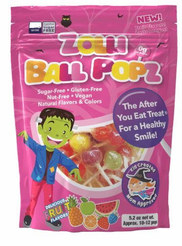Zollipops Ball Popz Fruit Lollipops