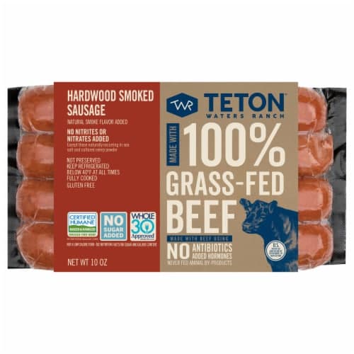 Teton Waters Ranch Hardwood Smoked Beef Sausage