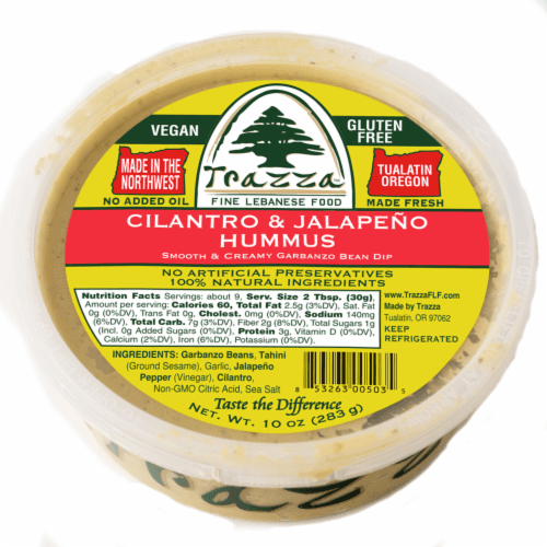 Trazza Cilantro & Jalapeno Hummus