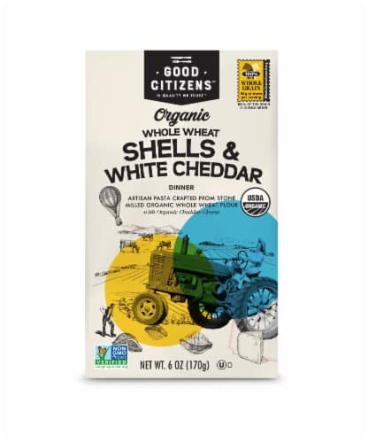Good Citizens Organic Whole Wheat Shells & White Cheddar Pasta Dinner