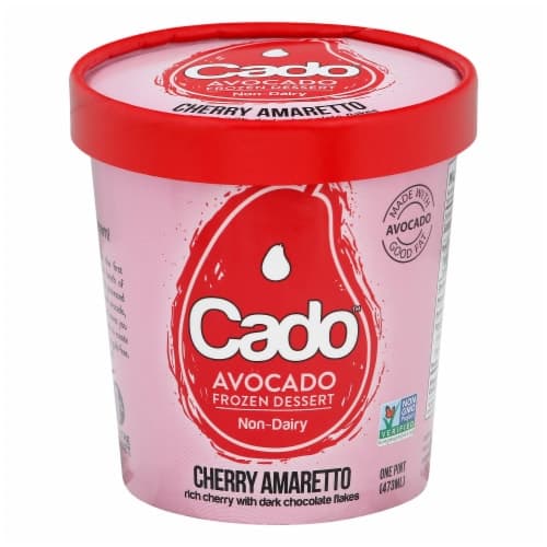 Cado Dairy Free Cherry Amaretto Avocado  Dessert