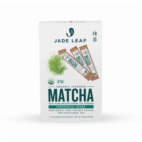 Jade Leaf Ceremonial Grade Organic Japanese Matcha Powder Sleeves