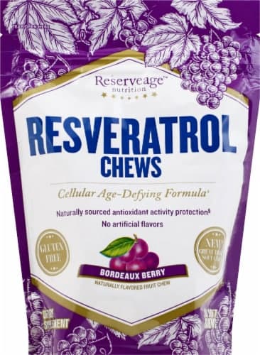 Reserveage Nutrition Bordeaux Berry Resveratrol Chews