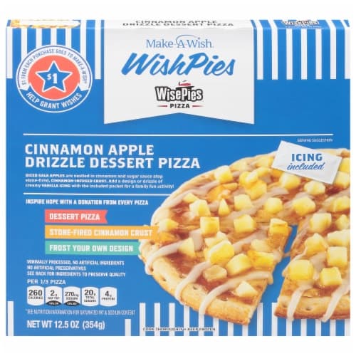 Wisepies Wishpie Cinnamon Apple Drizzle Dessert Pizza