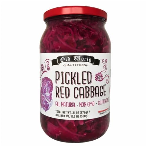 Old World Pickled Red Cabbage
