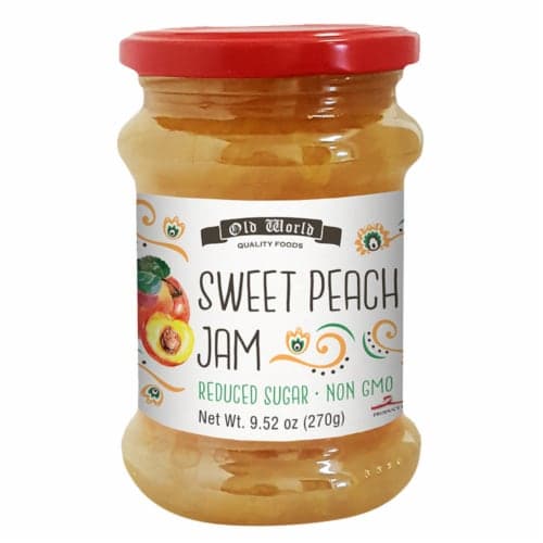 Old World Sweet Peach Jam