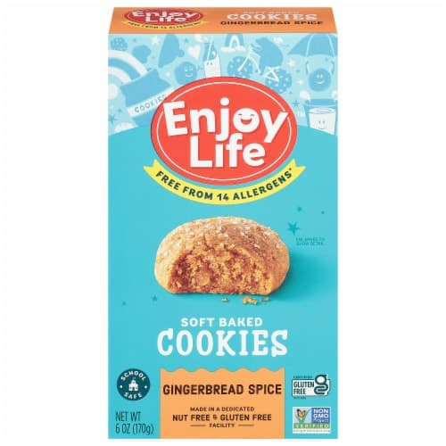 Is it Pescatarian? Enjoy Life Soft Baked Cookies Gluten Free Gingerbread Spice