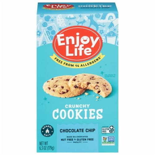 Is it Latex Free? Crunchy Cookies – Chocolate Chip - Low Fodmap Certified