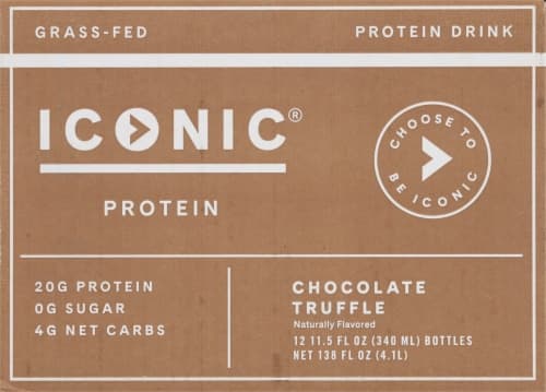 Iconic Grass Fed Chocolate Truffle Protein Drink