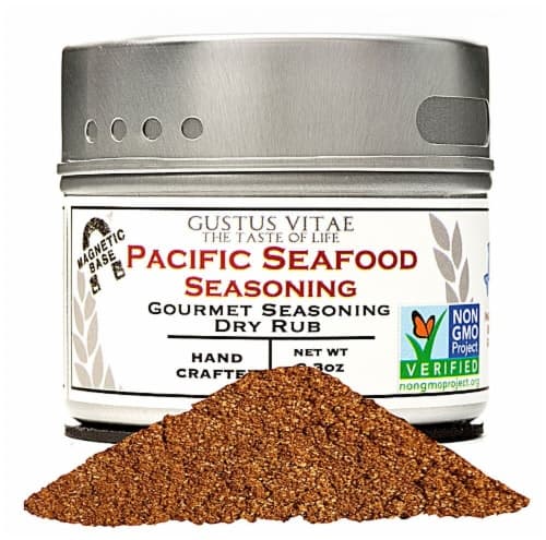 Gustus Vitae Pacific Seafood Gourmet Dry Rub Seasoning