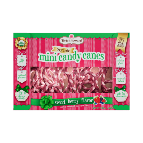 Torie & Howard Sweet Berry Organic Mini Candy Canes