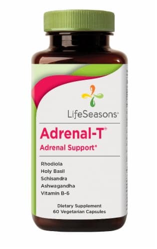 Life Seasons Adrenal-T Adrenal Support Dietary Supplement Vegetarian Capsules