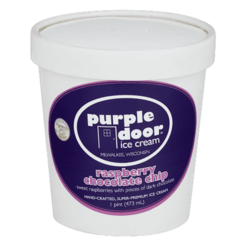 Purple Door Raspberry Chocolate Chip Ice Cream