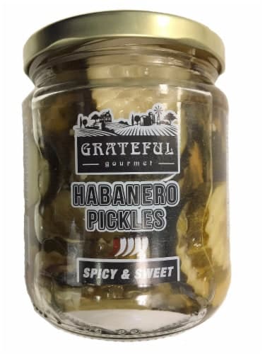 Grateful Gourmet Spicy & Sweet Habanero Pickles