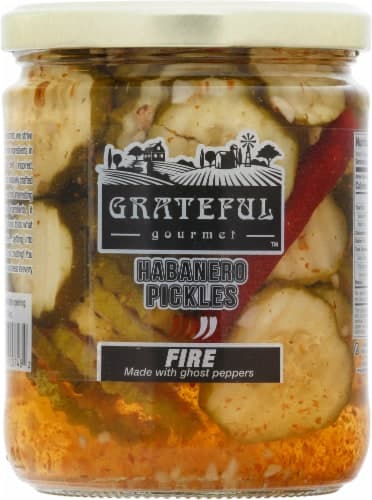 Grateful Gourmet Fire Habanero Pickles