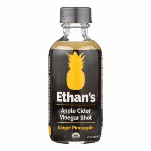 Ethan'S Organic Ginger Pineapple Apple Cider Vinegar Shot
