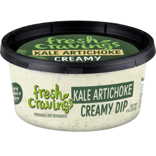 Fresh Cravings Kale Artichoke Dip