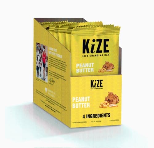 Kize  Raw Energy Bar Protein Gluten Free   Peanut Butter