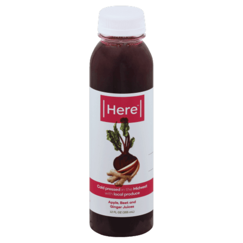 Here Apple Beet And Ginger Cold Pressed Juice