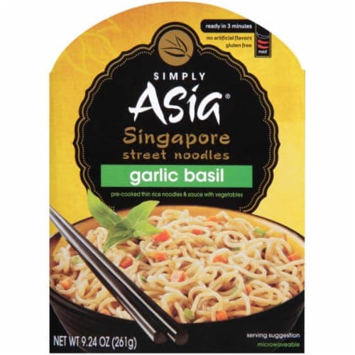Simply Asia Singapore Garlic Basil Street Noodles