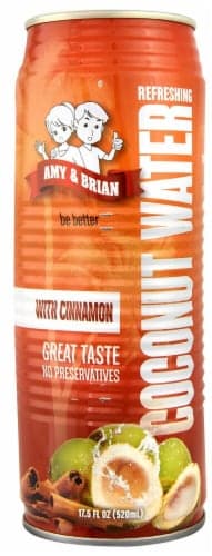 Amy & Brian Cinnamon Coconut Water