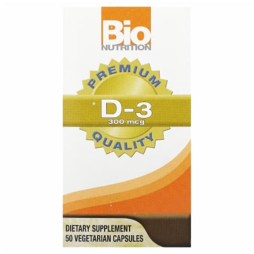 Bio Nutrition Vitamin D-3 Capsules 12000Iu