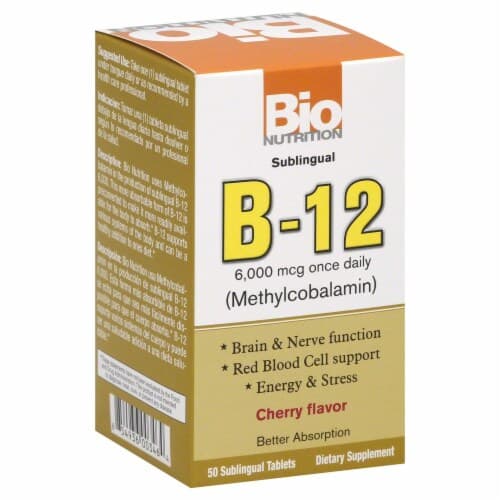 Bio Nutrition B-12 Sublingle 6000Mcg