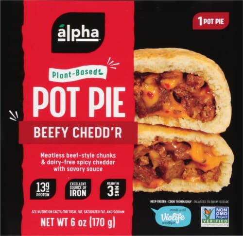 The Alpha Pot Pie Plant-Based Beefy Chedd'R