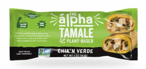 Alpha Foods Chik'N Verde The Alpha Tamale