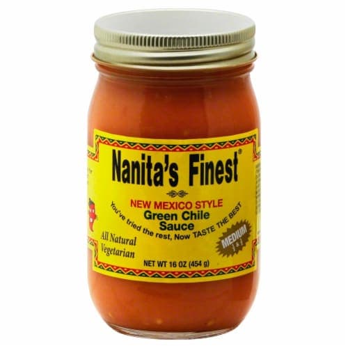 Nanita'S Finest Medium New Mexico Style Green Chile Hot Sauce