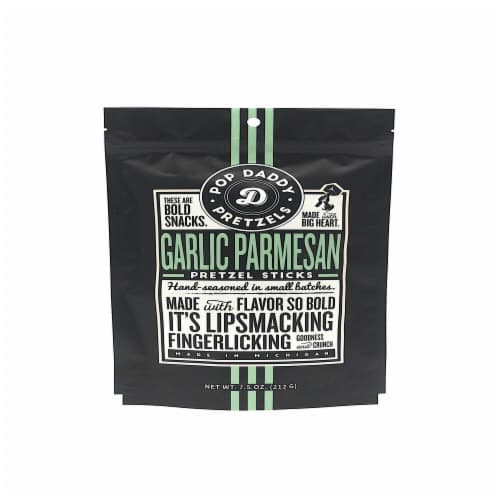 Pop Daddy Pretzels Garlic Parmesan Seasoned Pretzels