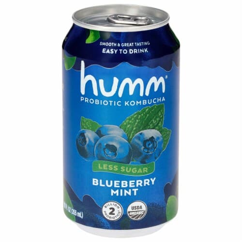 Humm Blueberry Mint Kombucha