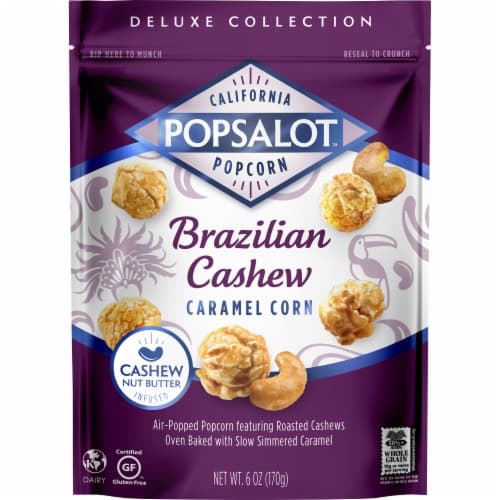 Popsalot Brazilian Cashew Caramel Corn
