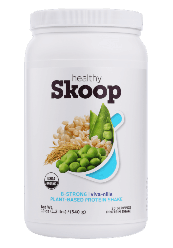 Healthy Skoop B-Strong Viva-Nilla Plant-Based Protein Shake