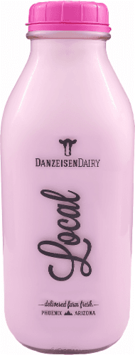 Danzeisen Dairy Local Reduced Fat Strawberry Milk