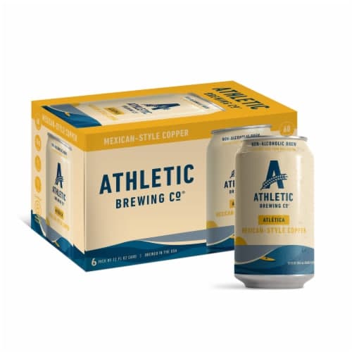 Athletic Brewing Co. Cerveza Atletica Light Copper Non Alcoholic Beer